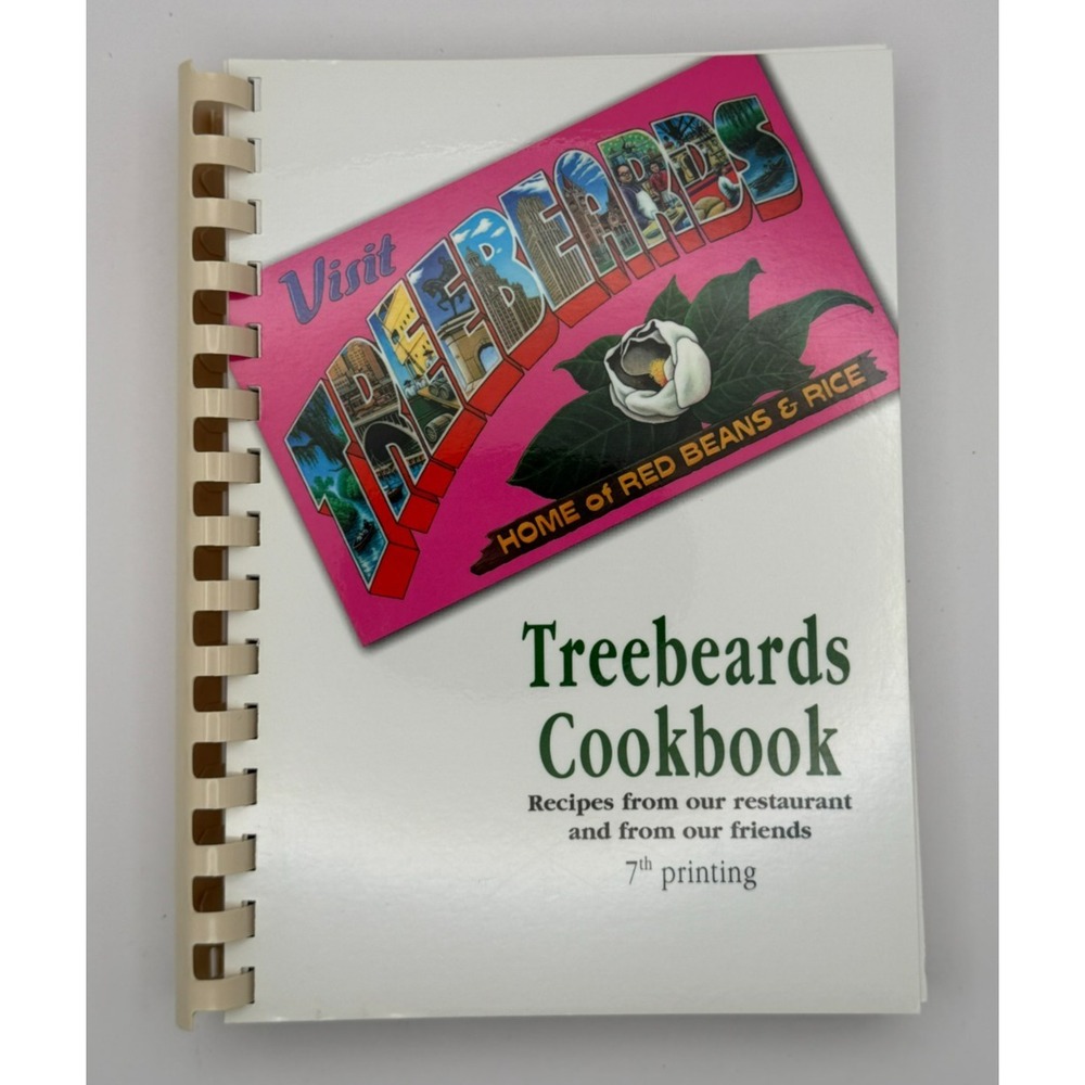 Treebeards Cookbook 2003 7th Printing Houston Texas Restaurant Recipes Spiral